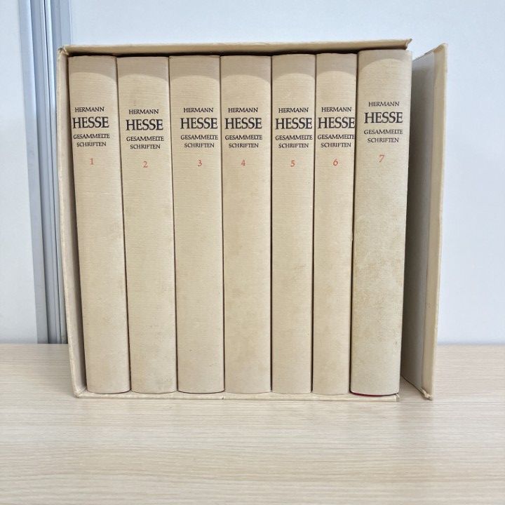 ▲01)【1点限り!】ヘルマン・ヘッセ著作集 全7巻セット/HERMANN HESSE GESAMMELTE SCHRIFTEN/Suhrkamp/洋書/文学/A