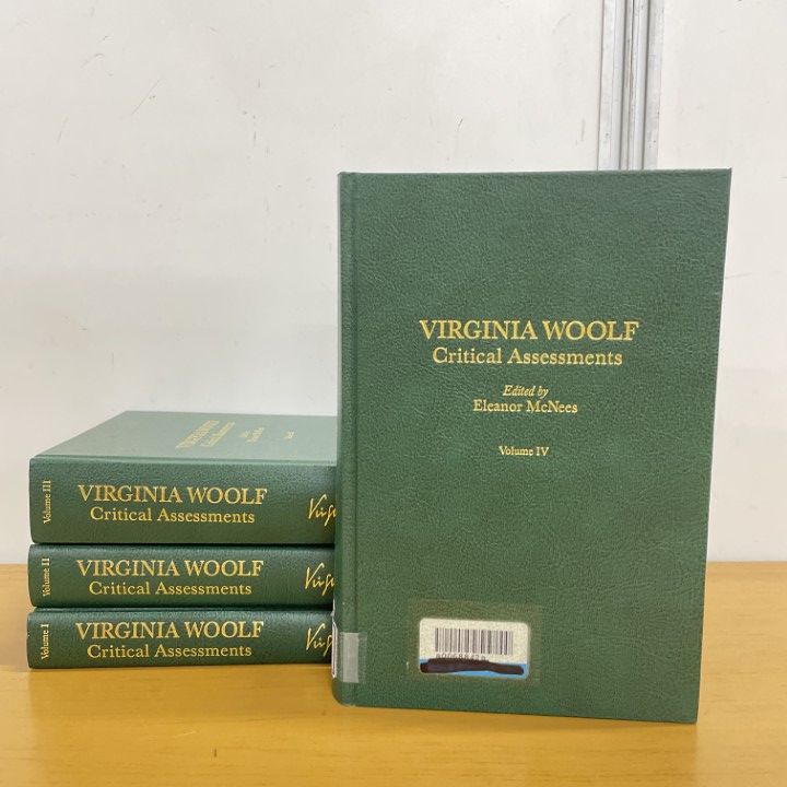 ▲01)【1点限り!】【除籍本】VIRGINIA WOOLF Critical Assessments 全4巻揃セット/Eleanor McNees/洋書/ヴァージニアウルフ/批判的評価/B