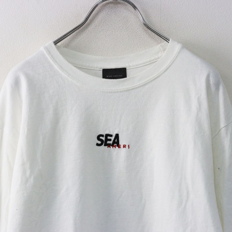 ウィンダンシー WIND AND SEA ×AMERI アメリ フロント刺繍 ロング 
