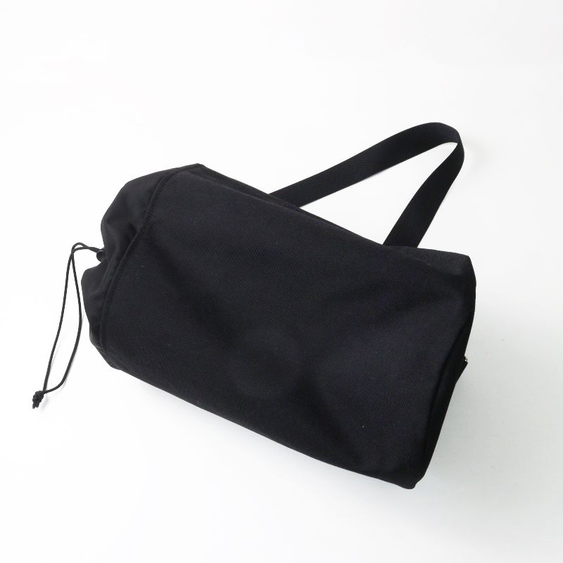 美品 アエタ Aeta ボンサック Mサイズ NYLON＼ブラック ナイロン 巾着