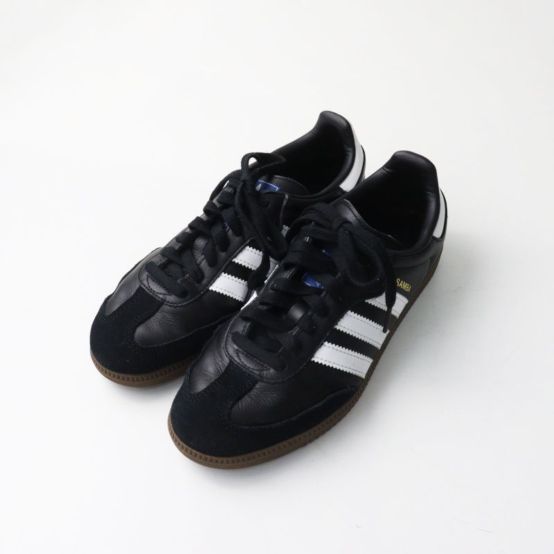 アディダスオリジナルス adidas Originals SAMBA OG サンバ 24.5cm\ブラック レザー スニーカー シューズ【2400014984040】