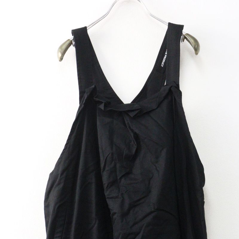 Y’s Youji Yamamotoブラック ノースリーブ ワイズ ヨウジヤマモト Y's Yohji Yamamoto BORN PRODUCT コットン