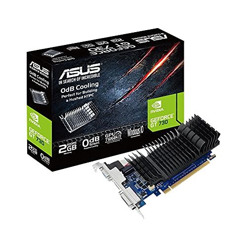 ASUSTek NVIDIA GeForce GT 730 / 2GB GDDR5 / HDMI 2.0b / HDMI 1.4a / ファンレス設計 / 2slot / GPU Tweak II / GT730-SL-2GD5-BRK/ b45c6571