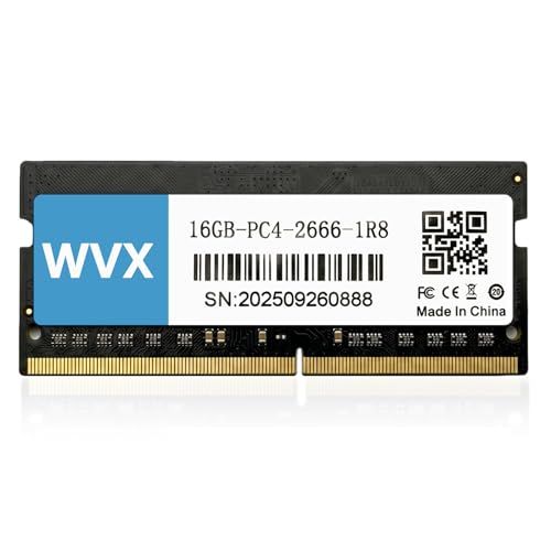 WVX ノートPC用メモリ DDR4-2666 Mhz（PC4-21300)16GB×1枚 (16GB)相性保証 260Pin 1.2V CL16/ 23de8687