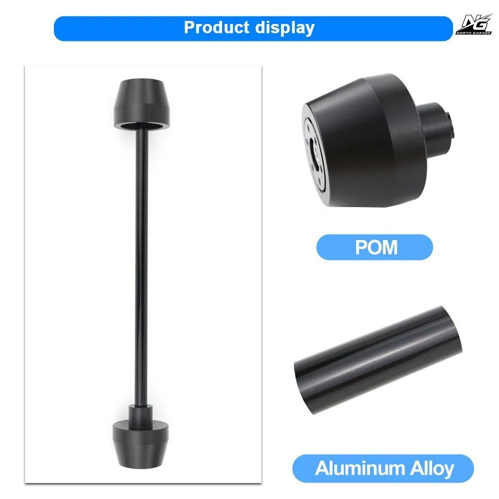 フロントホイールスライダークラッシュパッドPOMアクスルフォーク転倒防止プロテクタートライアンフスピードトリプル1050 2004-2010タイガ
