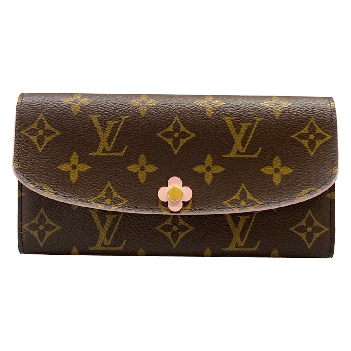 LOUIS VUITTON(ルイヴィトン) 長財布 ブルーミング フラワー・コレクション ポルトフォイユエミリー M64202 ホットピンク