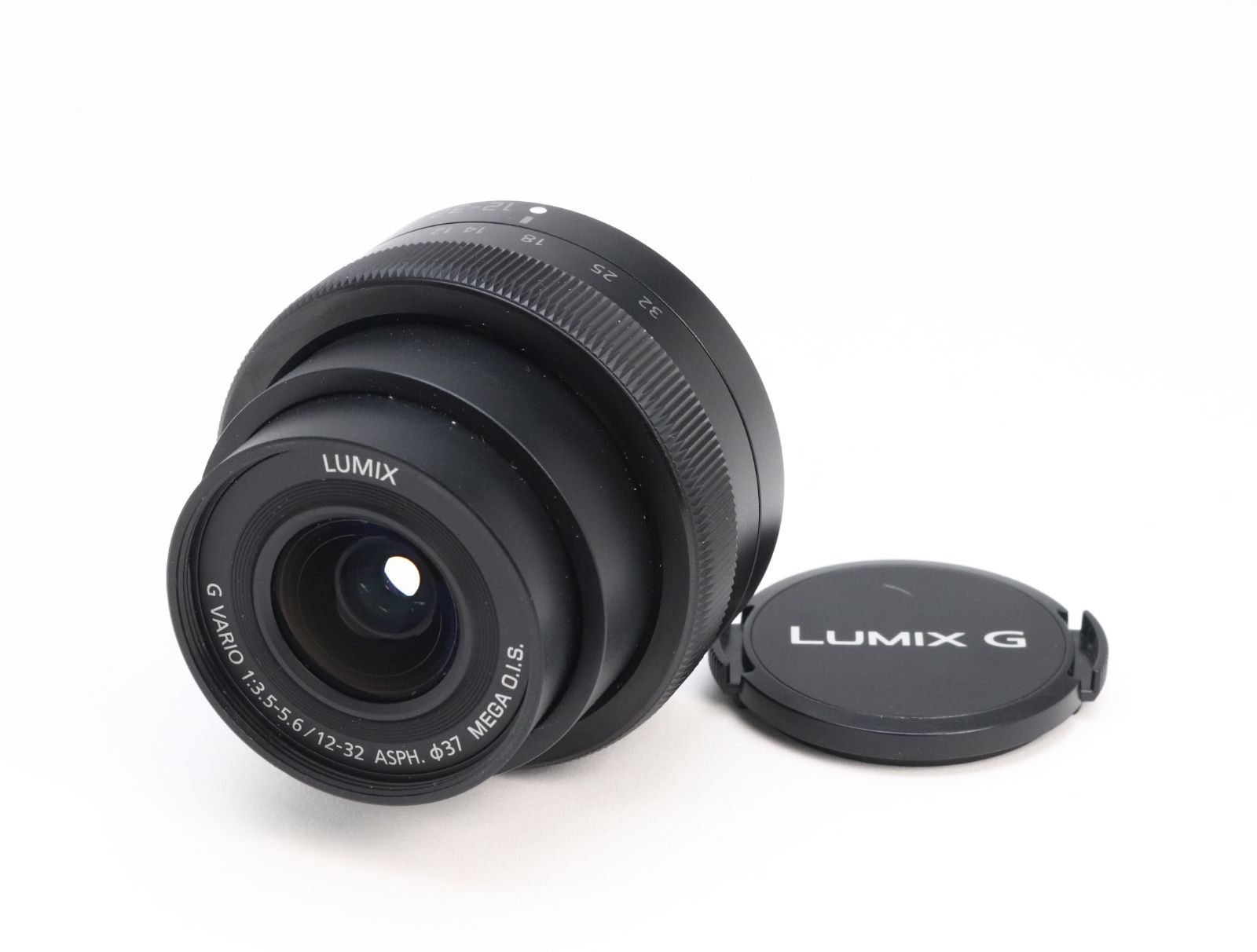 C (難あり) Panasonic パナソニック LUMIX G VARIO 12-32mm F3.5-5.6 ASPH. H-FS12032 ブラック 返品不可 55-262