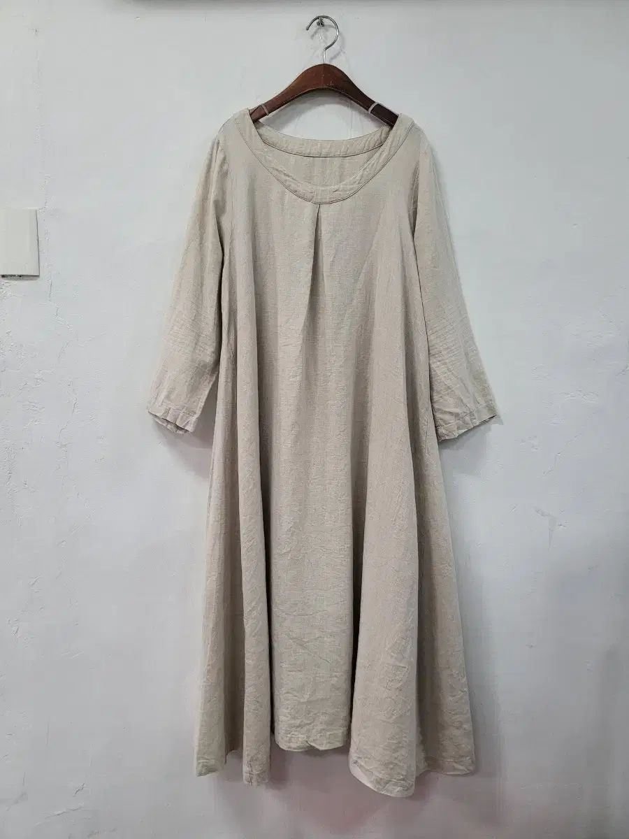 nest robe リネン フレア ONE PIECE