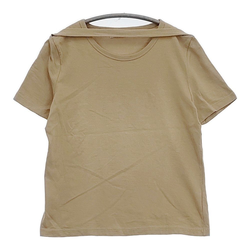 FUMIKA UCHIDA ベージュカットソー fumika uchida BONDAGE CHIBI SHORT-SLEEVE T-SHIRT 定価19800円