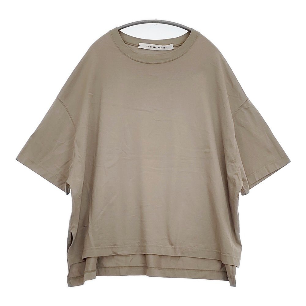 COG THE BIG SMOKE コグザビッグスモーク JEMMA T-SHIRT 4101-140-425-1 コットン 半袖 カットソー ベージュ レディース【中古】6-0515S◎