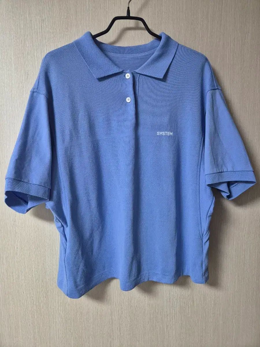 (24年) SYSTEM シャーリング カラーTシャツ 半袖 レディース 90