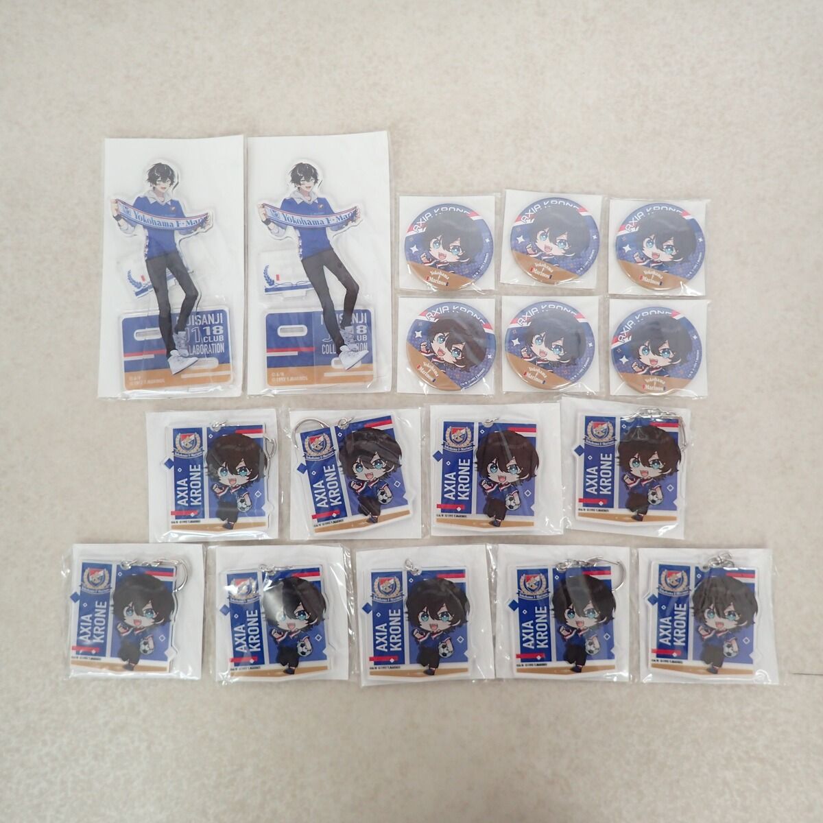 【1部新品未開封】 アクシア・クローネ にじぱぺ ドッグタグ アクスタ グッズ 未開封 2022 J1 18 クラブ × にじさんじ アクリルスタンド/アクリル