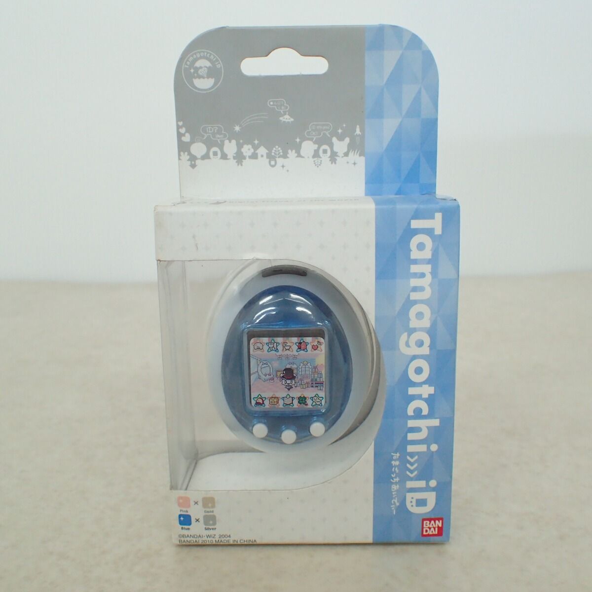 【未使用·未開封】Tamagotchi iD ブルー　たまごっち　アイディー ☆未開封 Tamagotchi iD Blue×Silver たまごっち あいでぃー バンダイ