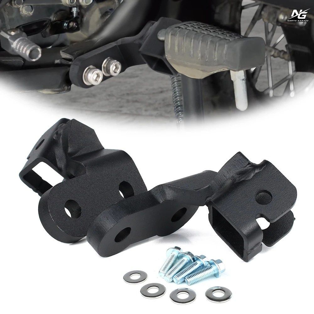 カワサキ KLR650 2022-2024 フットペグローイングマウント フットペグローイングキット ローダウンブラケット オートバイ