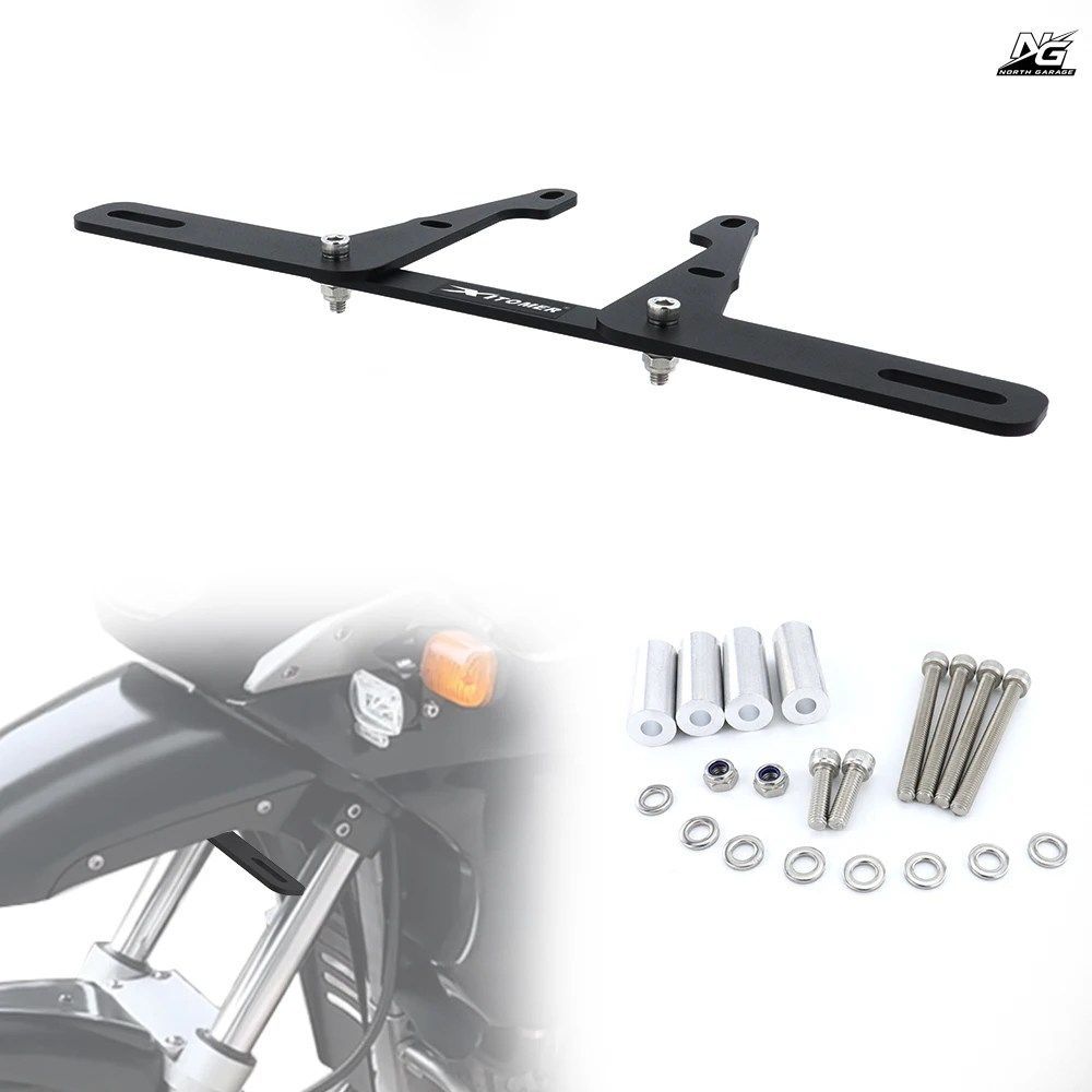 BMW F650GS / DAKAR 2000-2007、G650GS SERTAO 2012-2015 用フロントポッドライトマウント スチール製補助ライト取り付けブラケット