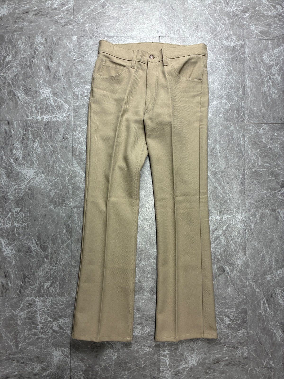 Levi's STA-PREST 517 フレアパンツ ベージュ W31 スタプレ リーバイス