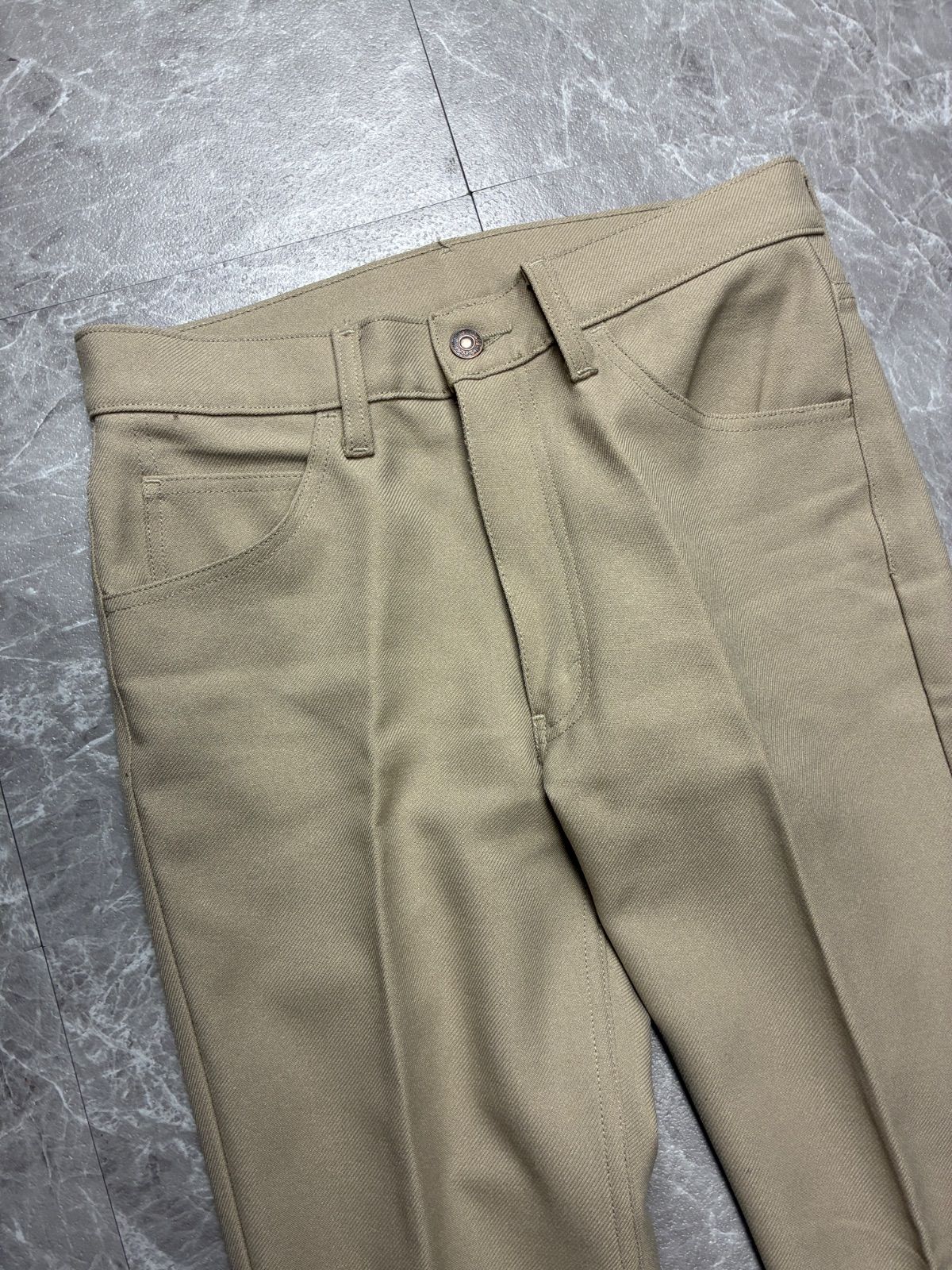 Levi's STA-PREST 517 フレアパンツ ベージュ W31 スタプレ リーバイス
