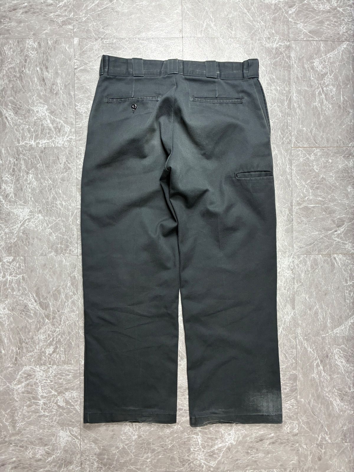 Dickies ディッキーズ ダブルニーパンツ w34 L 黒 ワイド メキシコ製
