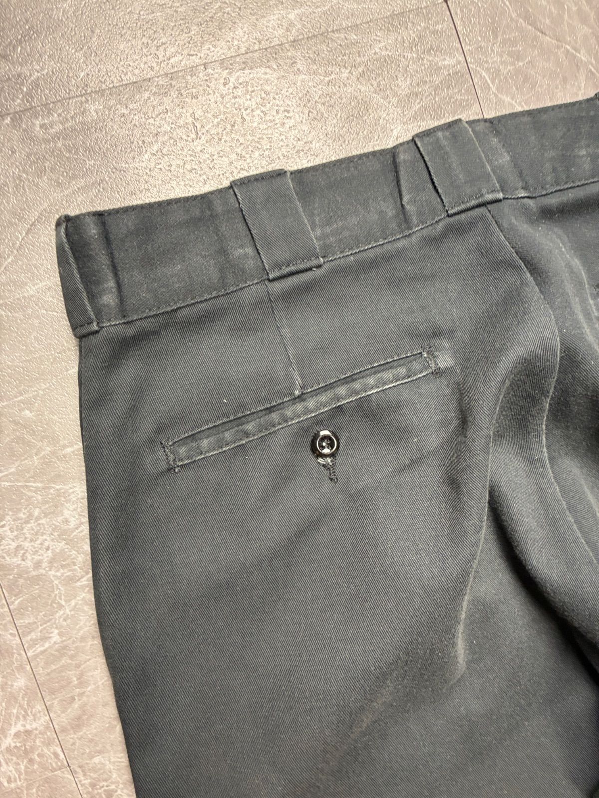 Dickies ディッキーズ ダブルニーパンツ w34 L 黒 ワイド メキシコ製