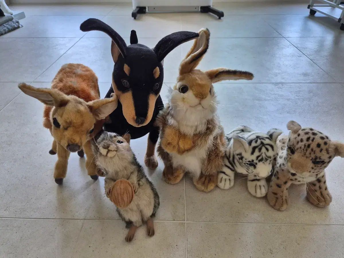 ハンサトウぬいぐるみ動物 6種 まとめ