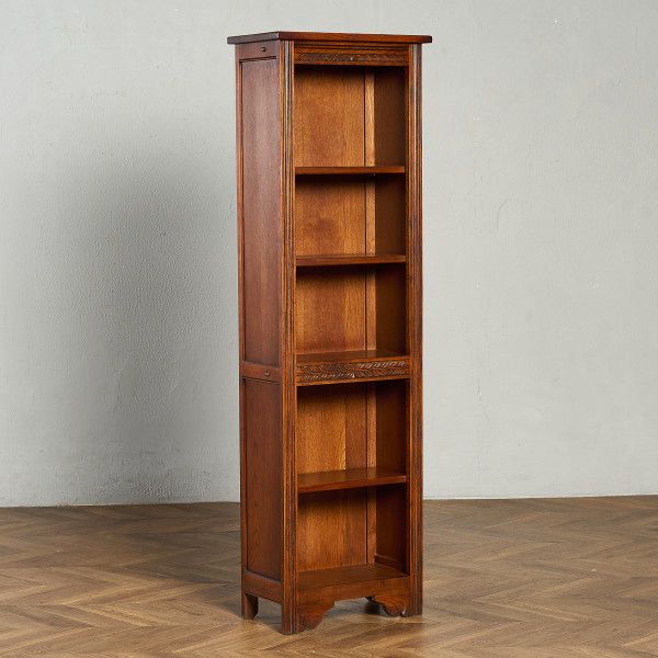 チェスト・キャビネット イギリス オーク ウッド ブロス WOOD BROS Old Charm ブックシェルフ 英国 オープンシェルフ ブックケース 飾り棚 本棚 木製 ディスプレイ アンティーク スタイル #98597