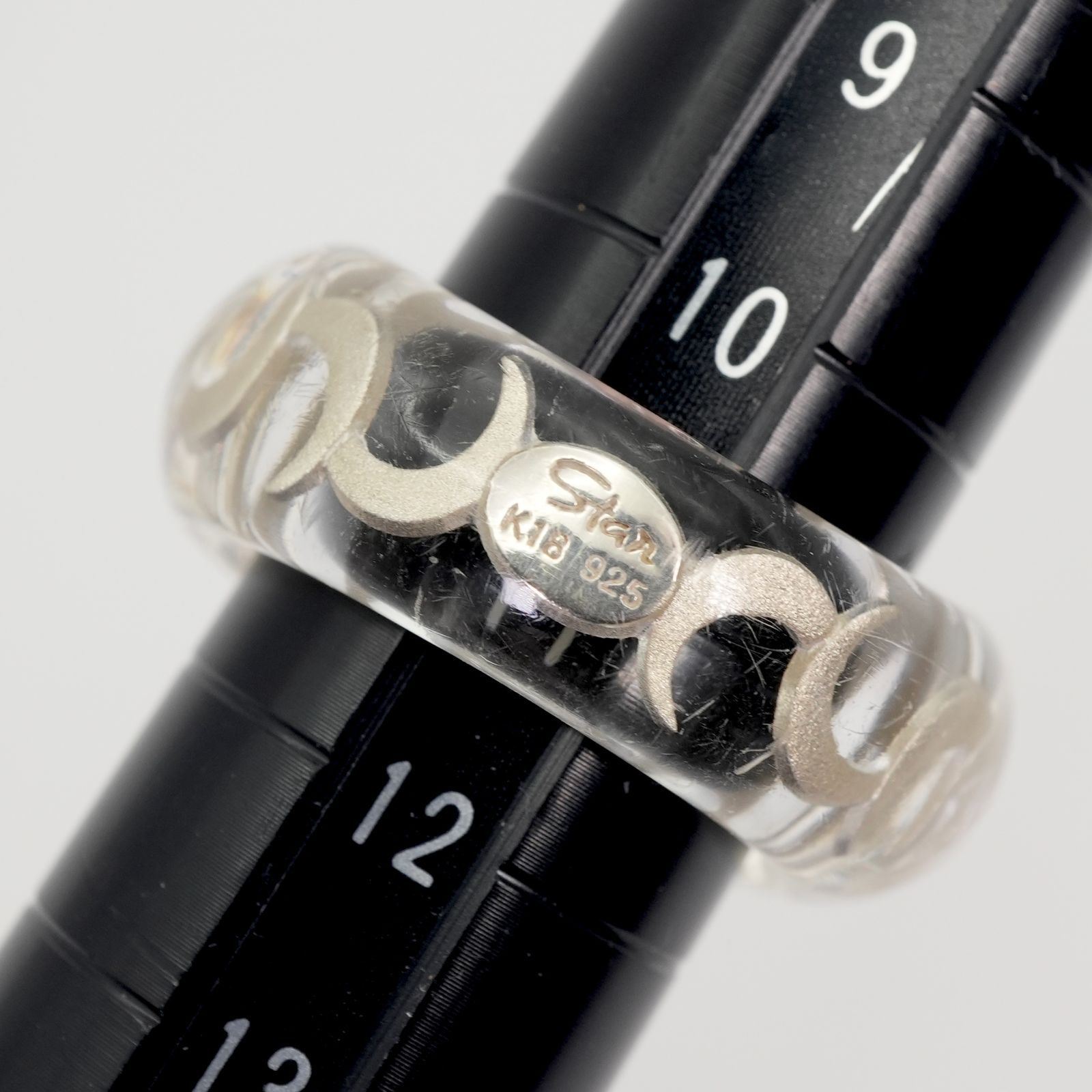 スタージュエリー　アクリルスターシルバーリング スタージュエリー シルバー×K18 アクリル リング/26-0350 - メルカリ