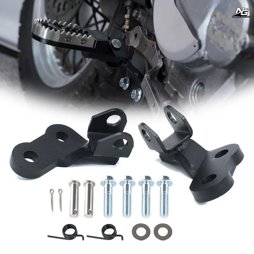 フットペグローダウンマウント DR650 DR 650 1990-2020 - 25 オートバイ用フットペグローダウンキット