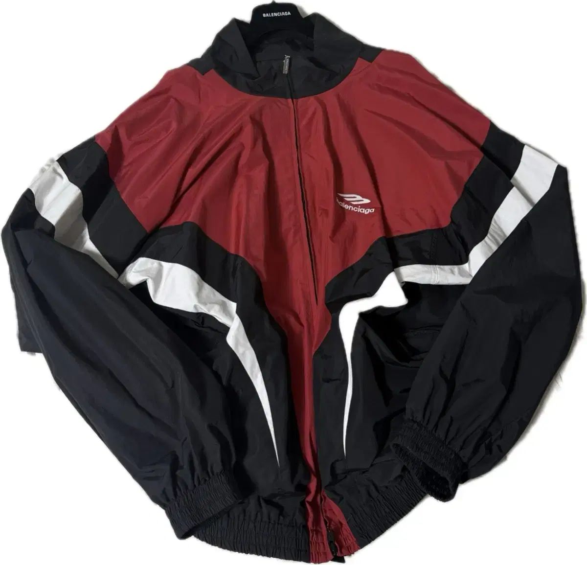 (XS) バレンシアガ オフショルダー トラック ジャケット