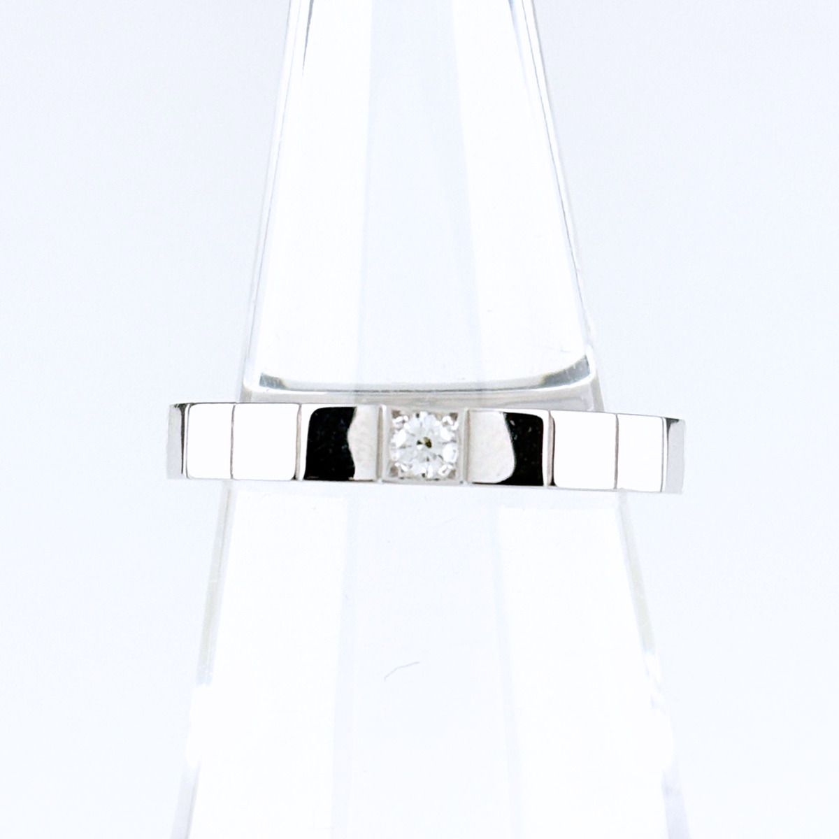 カルティエ CARTIER ラニエール リング 指輪 メレダイヤ リング 10号 750 ダイヤモンド レディース 【中古】