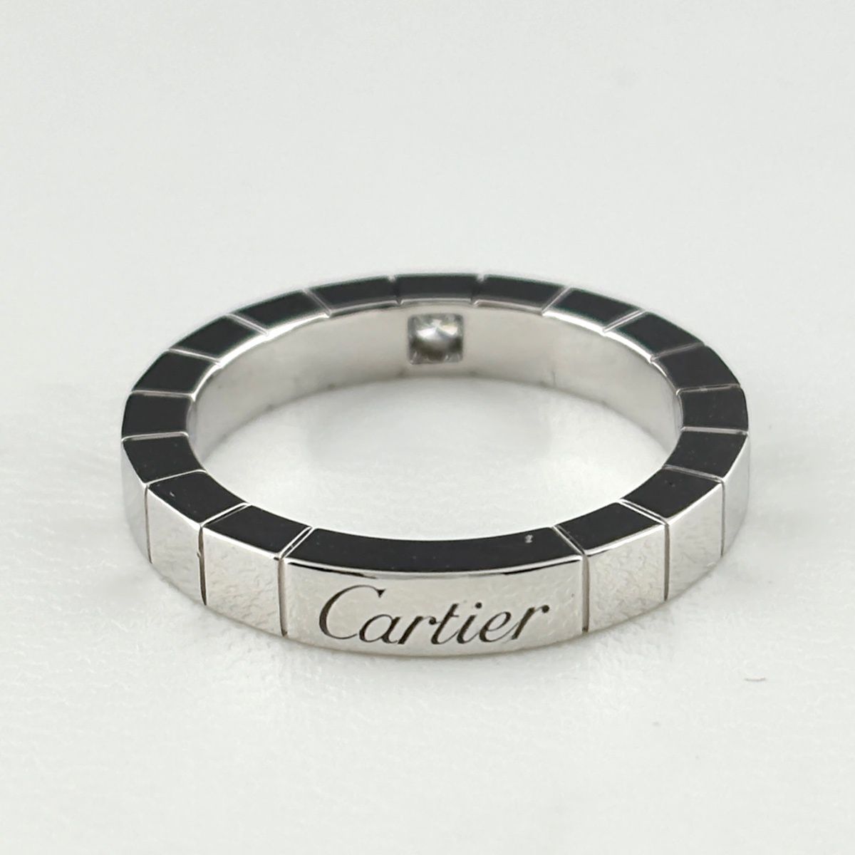 カルティエ CARTIER ラニエール リング 指輪 メレダイヤ リング 10号 