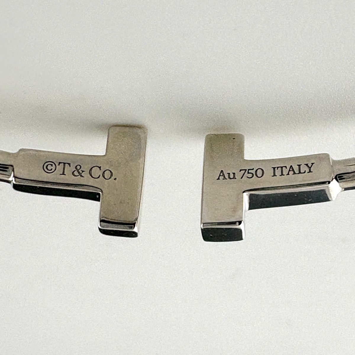 ティファニー TIFFANY&Co. Tワイヤー バングル 腕輪 バングル 750 