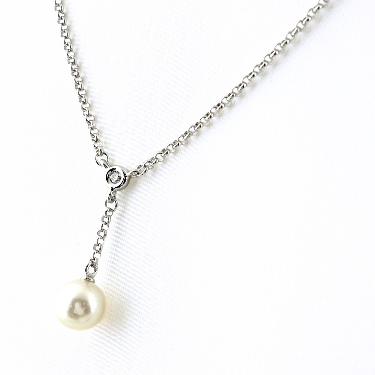 タサキ TASAKI パール ネックレス WG ホワイトゴールド ペンダント