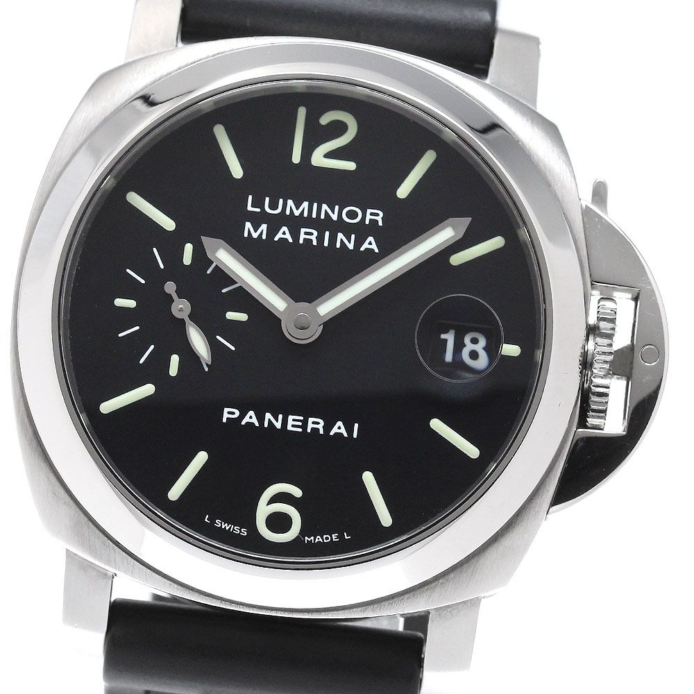 パネライ PANERAI PAM00048 ルミノールマリーナ スモールセコンド デイト 自動巻き メンズ 良品 _960601