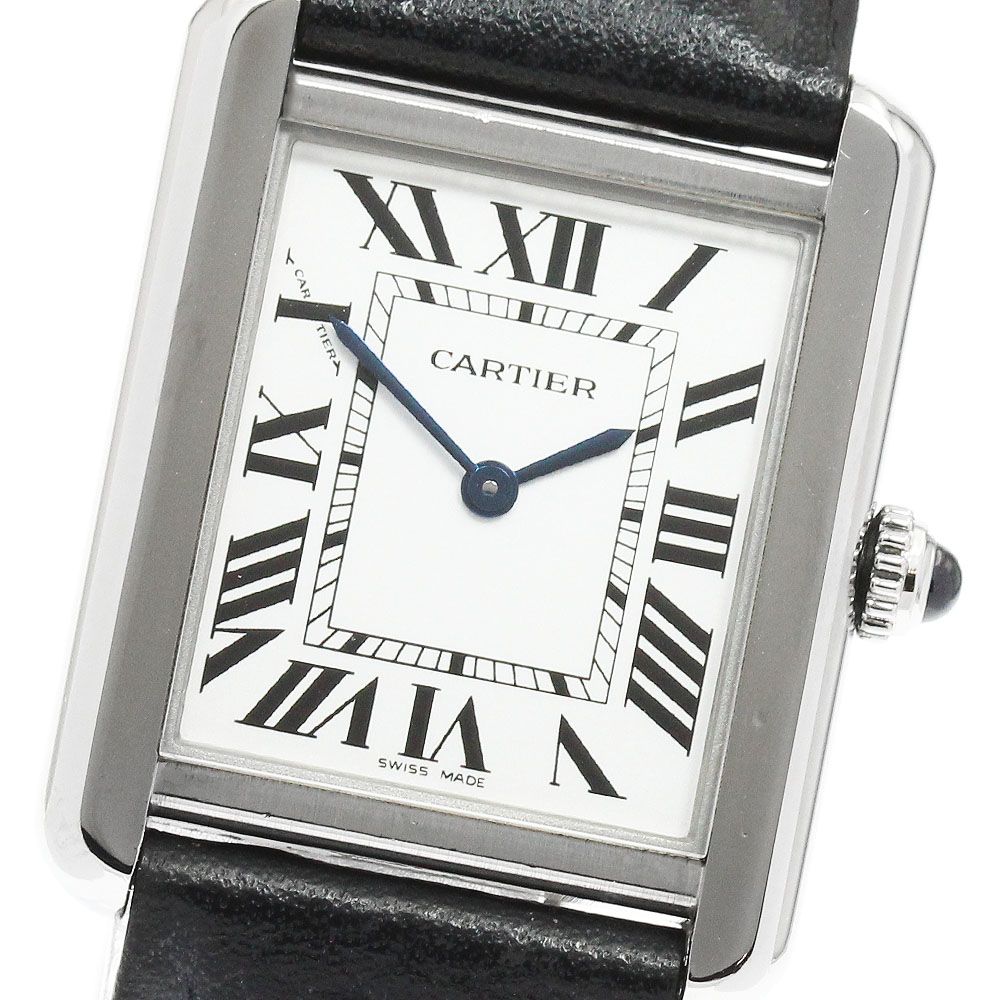 カルティエ CARTIER WSTA0030 タンクソロSM クォーツ レディース 保証書付き_960856