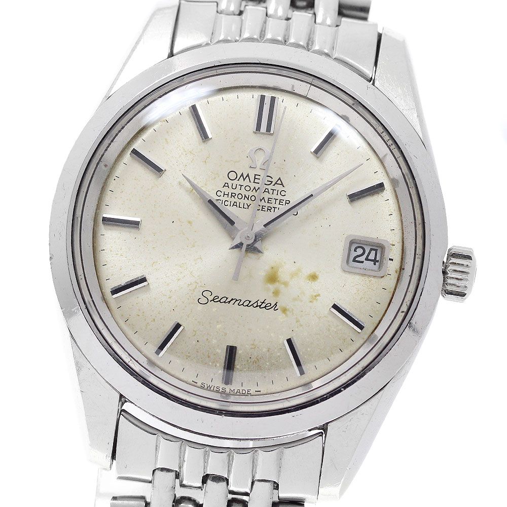 オメガ OMEGA 166.010 シーマスター デイト cal.564 ライスブレスレット 自動巻き メンズ _958160 オメガ OMEGA 166.010 シーマスター デイト cal.564 ライス