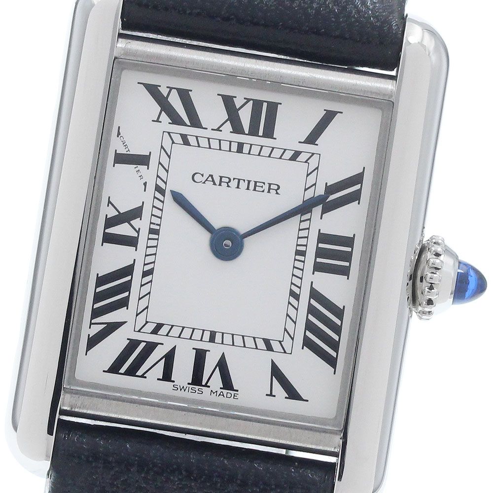 カルティエ CARTIER WSTA0042 タンク マスト SM クォーツ レディース 良品 保証書付き_960899