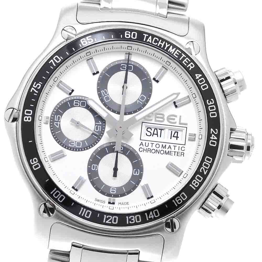 エベル EBEL E9750L62 1911 ディスカバリー デイデイト クロノグラフ 自動巻き メンズ 美品 箱付き_954681