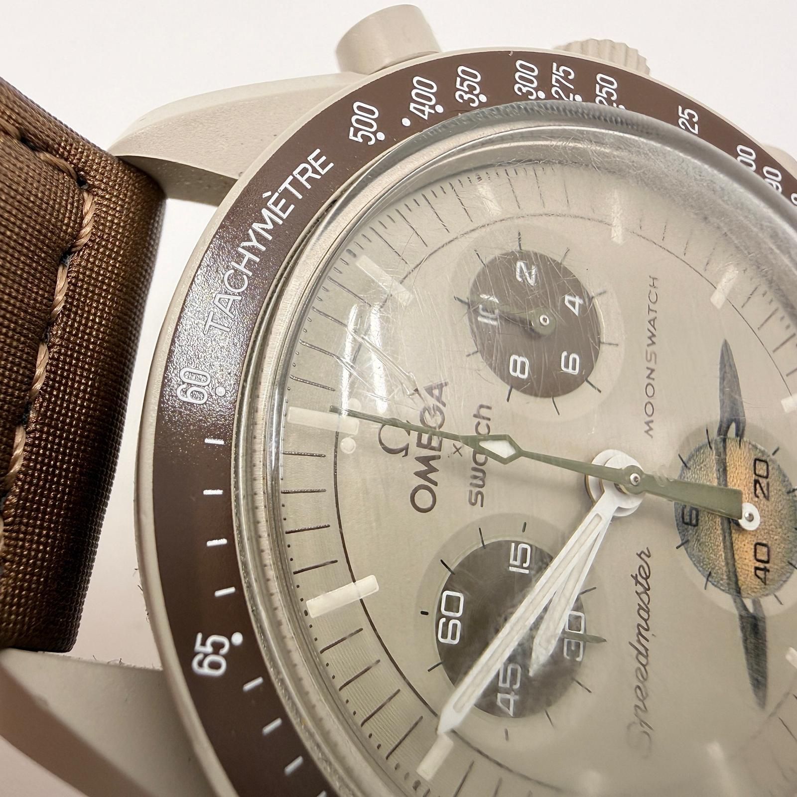 OMEGA オメガ ×スウォッチ スピードマスター ミッション トゥ サターン 