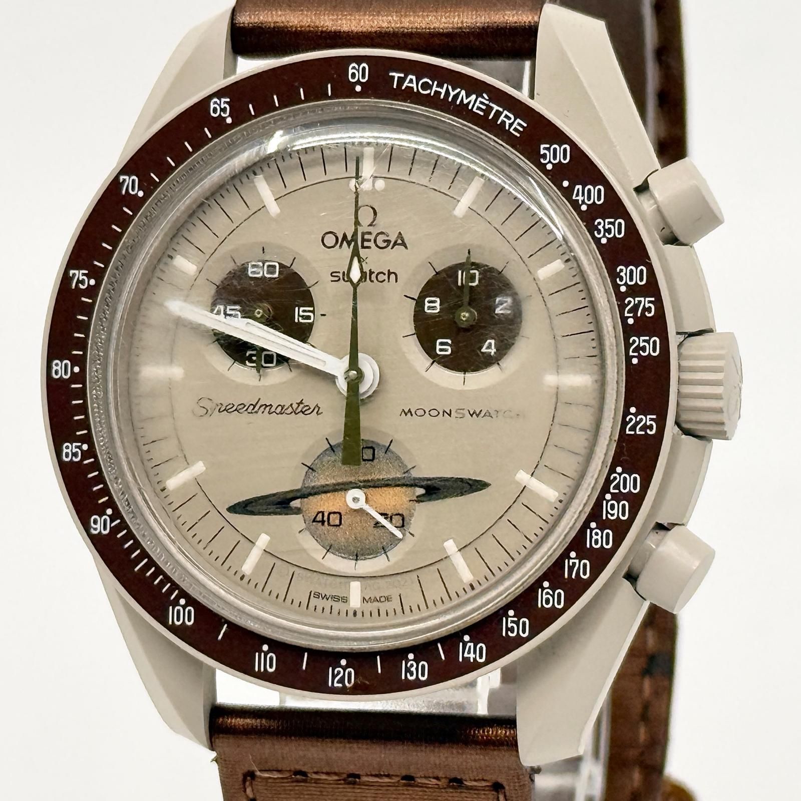 OMEGA オメガ ×スウォッチ スピードマスター ミッション トゥ サターン 
