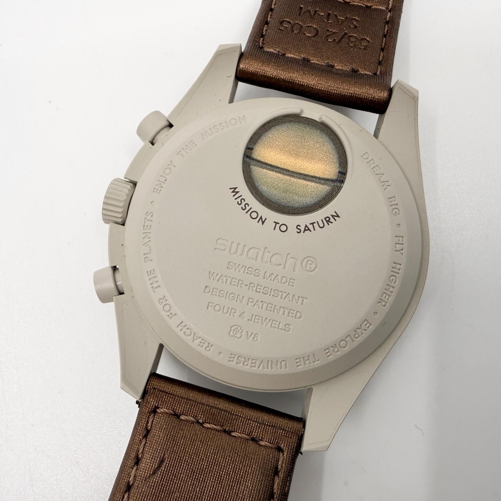 OMEGA オメガ ×スウォッチ スピードマスター ミッション トゥ サターン
