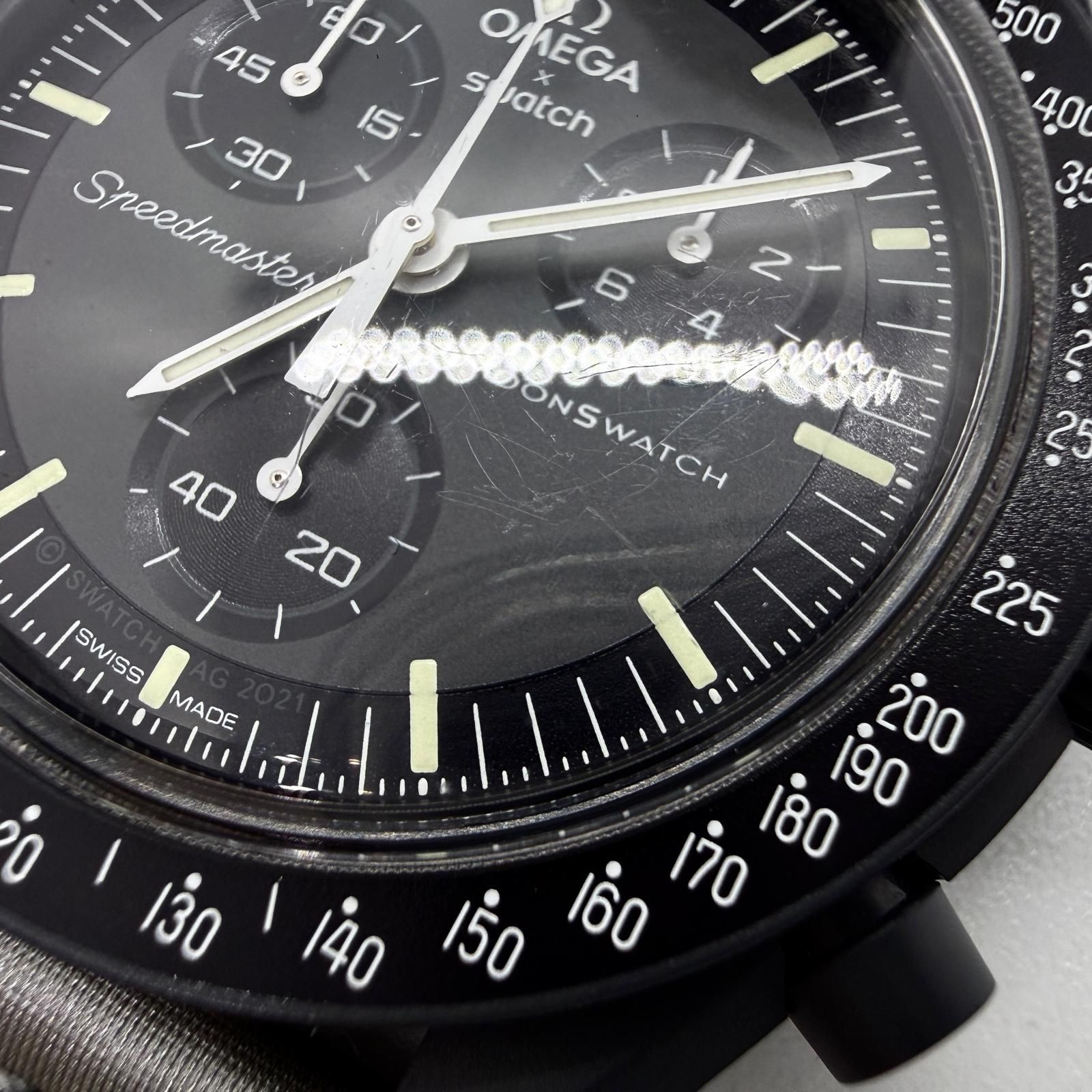 OMEGA オメガ ×スウォッチ スピードマスター ミッション トゥ 