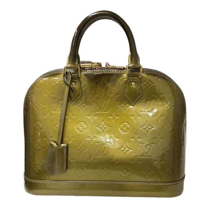 LOUIS VUITTON ルイヴィトン アルマPM M91613 グリアールデコ モノグラム ヴェルニ ハンドバッグ レディース 【中古】 22605K454