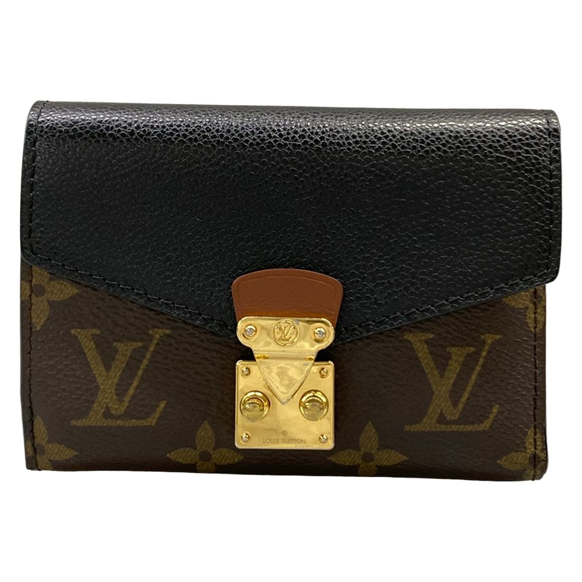 LOUIS VUITTON(ルイヴィトン) 3つ折り財布 モノグラム ポルトフォイユパラスコンパクト M67479 ノワール レザー