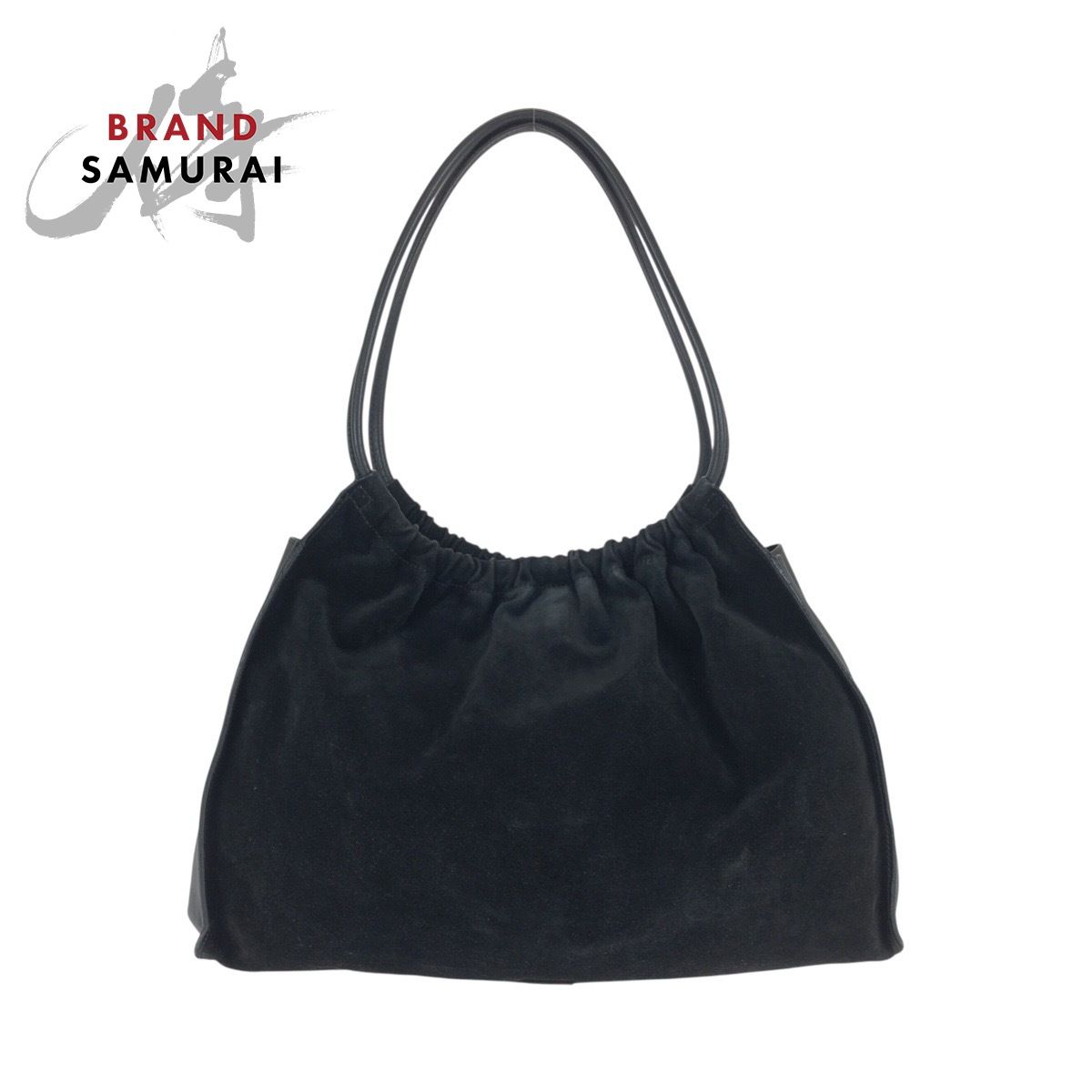 美品 GUCCI グッチ ブラック 黒 シルバー金具 スウェード 001 4332 ショルダーバッグ トートバッグ レディース 602171【中古】
