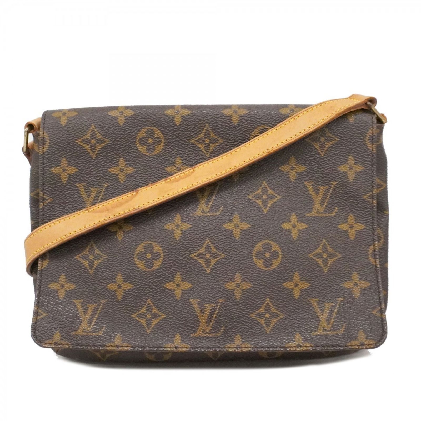 ルイ・ヴィトン(Louis Vuitton) ルイ・ヴィトン ショルダーバッグ モノグラム ミュゼットタンゴショートストラップ M51257 ブラウンレディース