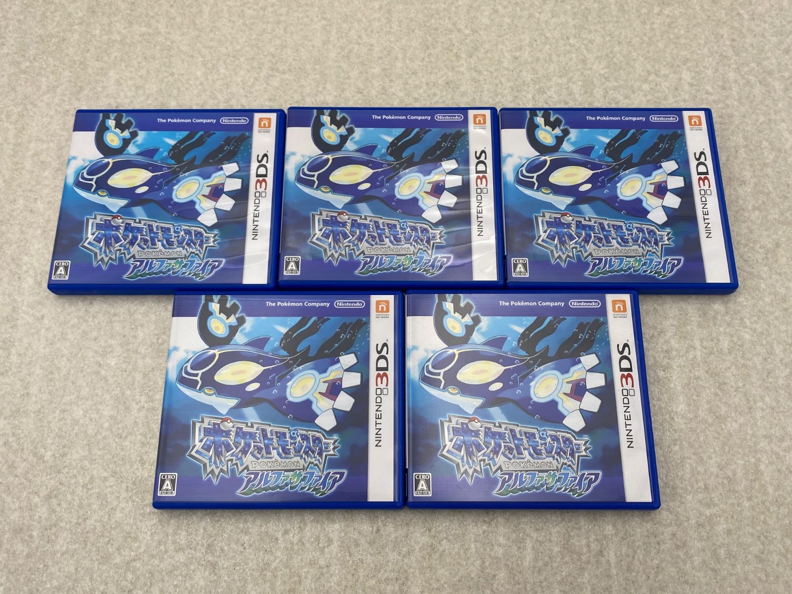 ポケットモンスター アルファサファイア 　3DS 　ソフト5点