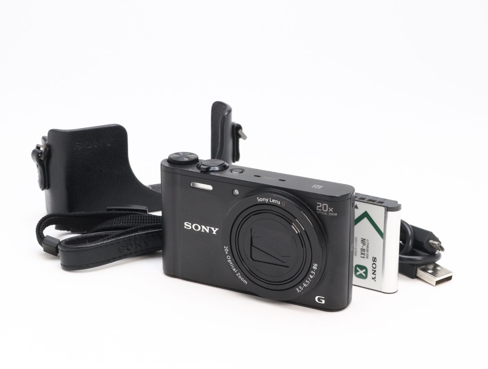 C (小訳あり) SONY ソニー Cyber-shot DSC-WX350 ブラック 返品不可 55-289