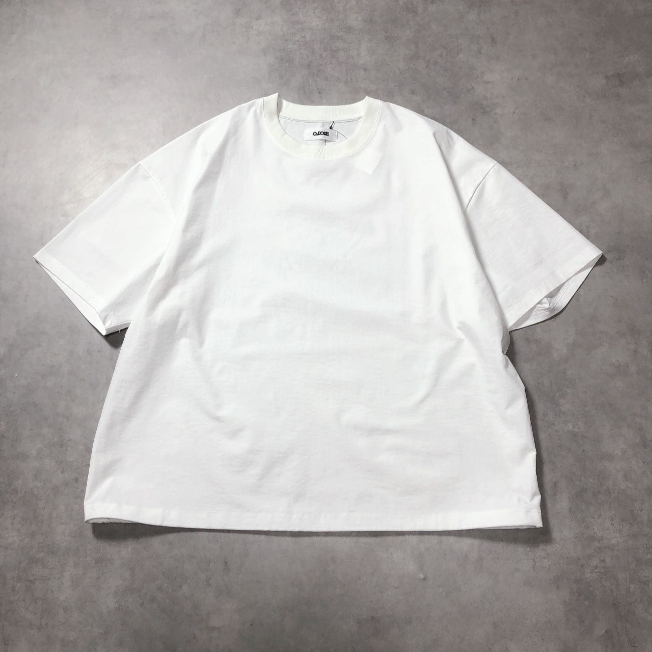 GQ5617◇CARORIE : S/S tシャツ CR2401T3-WH◇L◇ホワイト カロリイ 半袖 T‐SHIRT オーバーサイズ