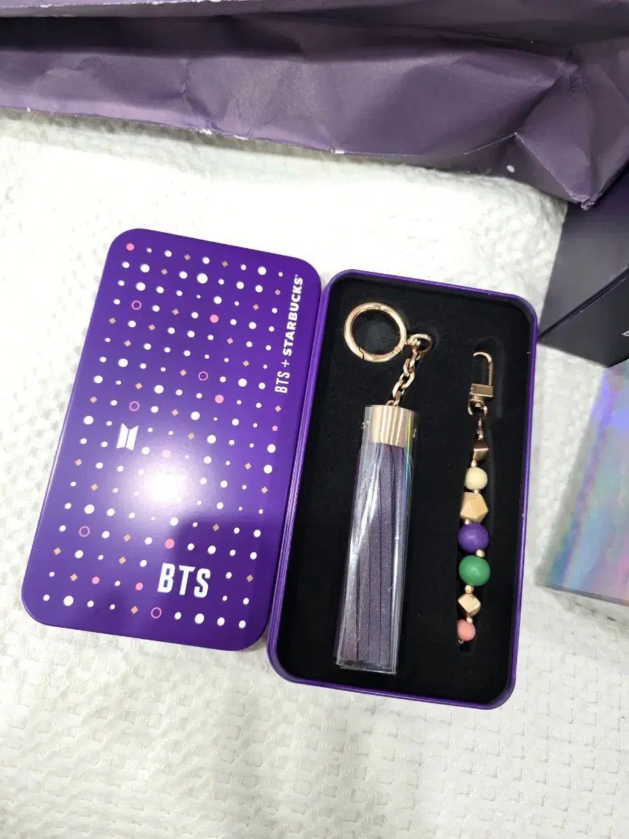 BTSスターバックスキーホルダー