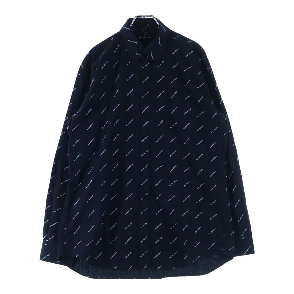 BALENCIAGA (バレンシアガ) ALL LOGO L/S SHIRT オールロゴロングスリーブシャツ 534333 TBL96 1070